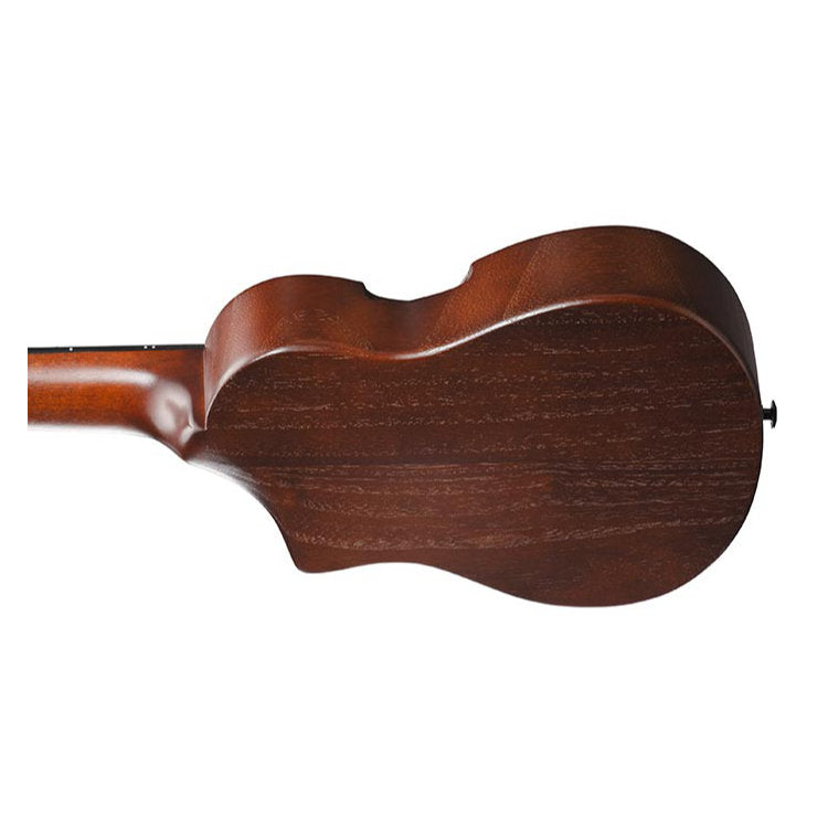 Ibanez AUP10N AU Series Acoustic Tenor Ukulele - Open Pore Light Brown Sunburst Top - Natural Open Pore Back and Sides