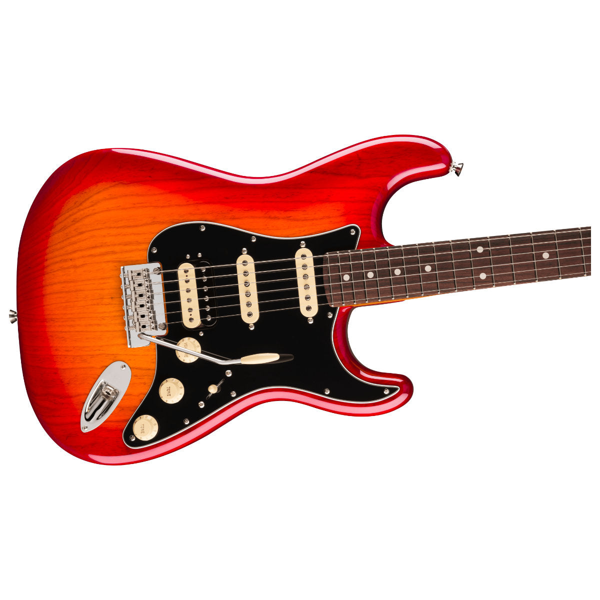 Fender American Professional Stratocaster HSS Electric Guitar - Rosewood Fingerboard - Aged Cherry Burst