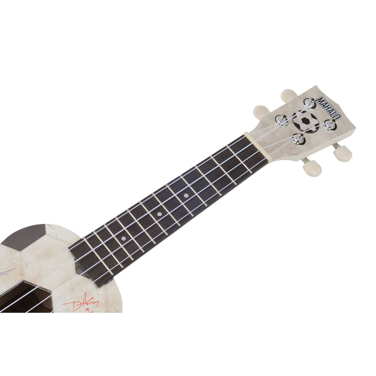 Mahalo MA1FB Art II Series Soprano Ukulele - Football (Soccer) Motiff