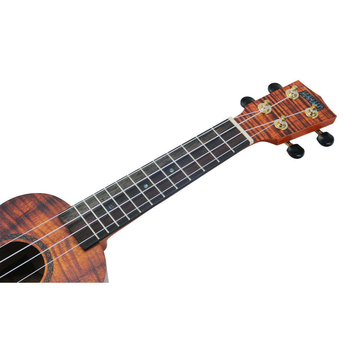 Mahalo MA1KA Artist Elite Series Soprano Ukulele - Koa Photo Flame