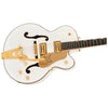 Gretsch Synchromatic Falcon Hollow Body Single-Cut Electric Guitar w/ Bigsby - Ebony Fingerboard - Snowcrest White