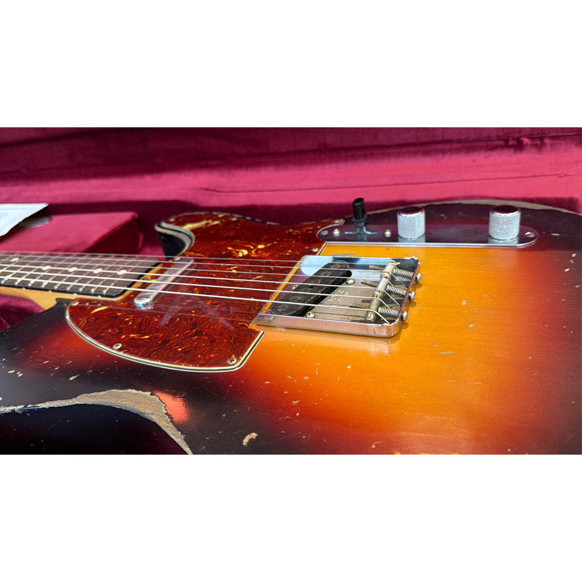 Fender Custom Shop Master Built By Greg Fessler #205 Bananas at Large Exclusive 1963 Telecaster Electric Guitar - Relic Wide Fade 2-Tone Sunburst