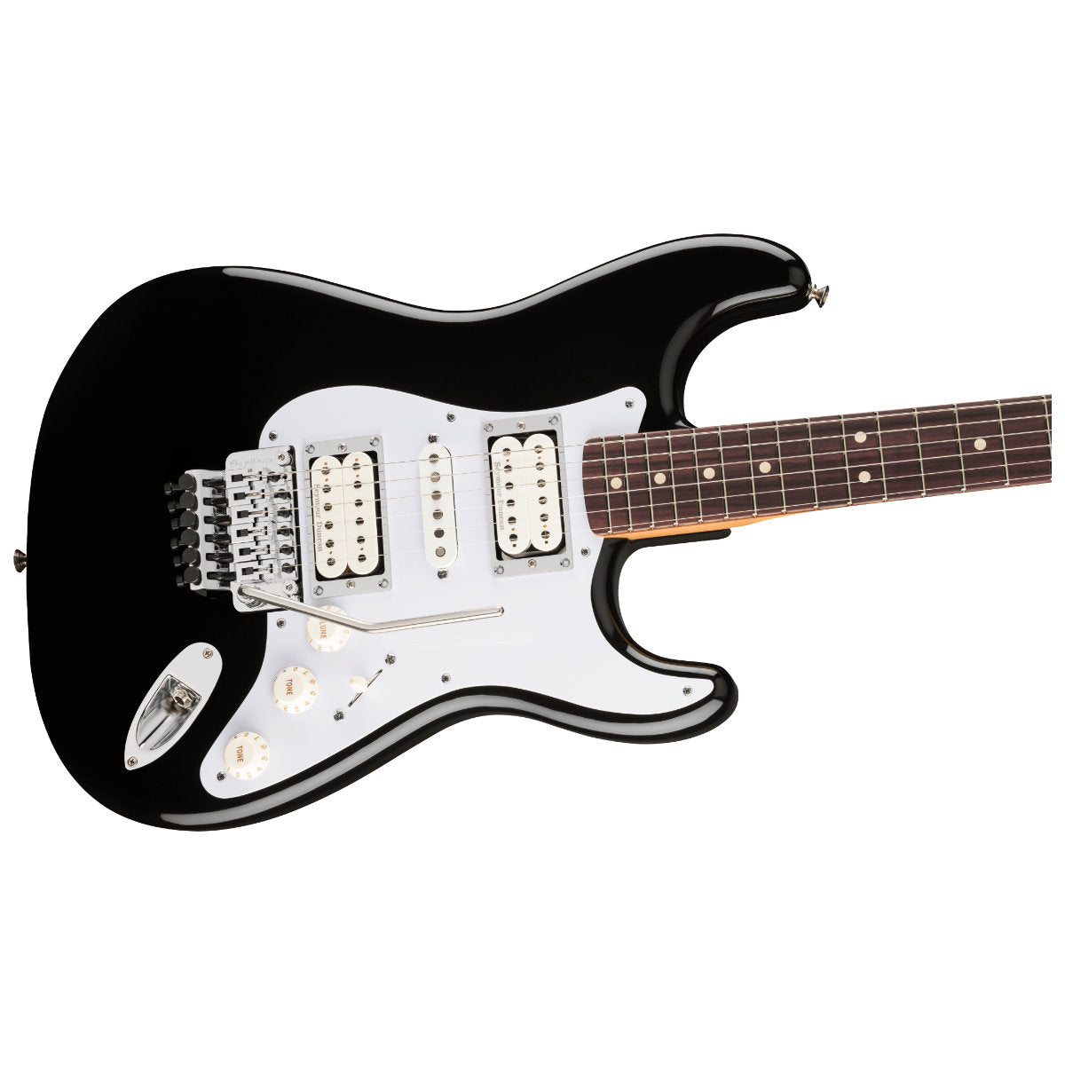 Fender Limited Edition 50th Anniversary Dave Murray Stratocaster Electric Guitar - Rosewood Fingerboard - Black - Bananas at Large®