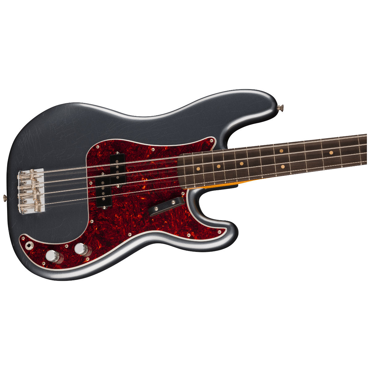 Fender Limited Edition Vintera® II Road Worn® '60s Precision Bass® - Rosewood Fingerboard - Charcoal Frost Metallic - Bananas at Large®
