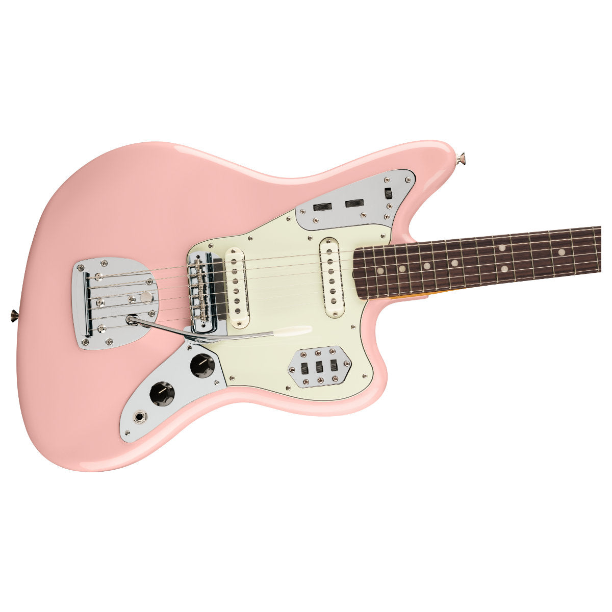 Fender Vintera III Mid 60s Jaguar Electric Guitar - Rosewood Fingerboard - Shell Pink