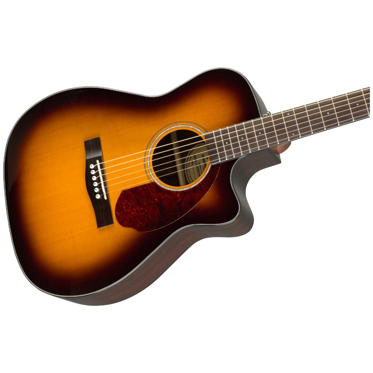 Fender CC-140SCE Concert Acoustic-Electric Guitar - Walnut Fingerboard - Sunburst - Bananas at Large®