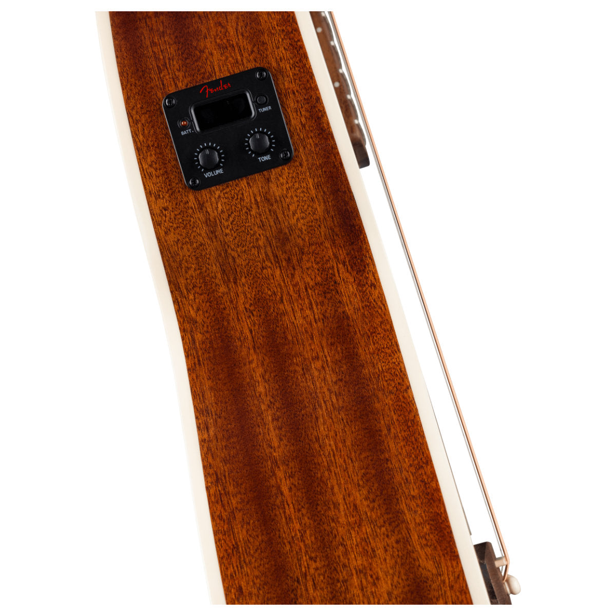 Fender California Standard Monterey E Acoustic-Electric Guitar - Sapele Top - Ivory Pickguard - Natural Sapele