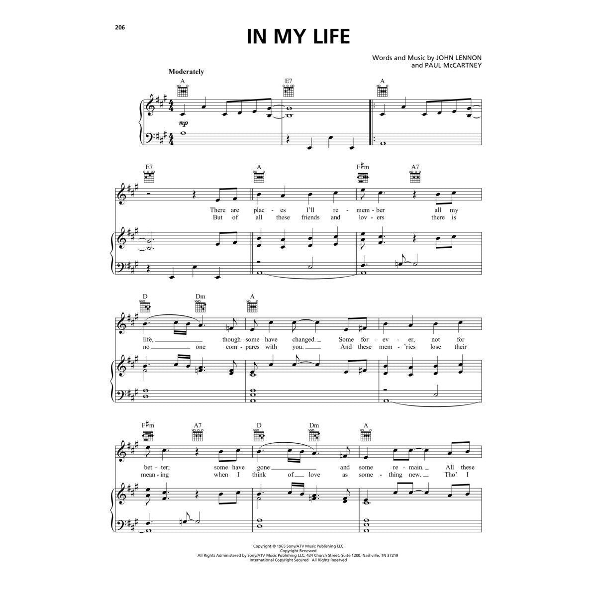 Hal Leonard The Beatles Sheet Music Collection - Piano/Vocal/Guitar Artist Songbook - Softcover - Bananas at Large®