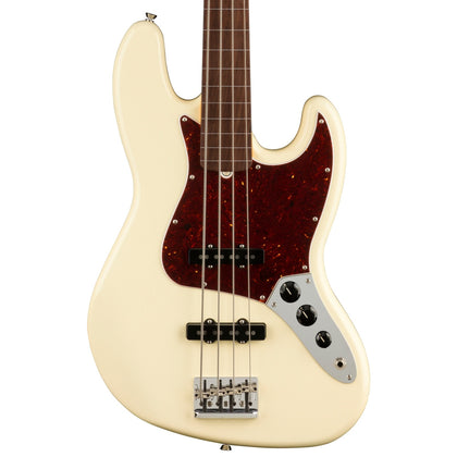 Fender American Professional II Jazz Bass Fretless - Rosewood Fingerboard - Olympic White