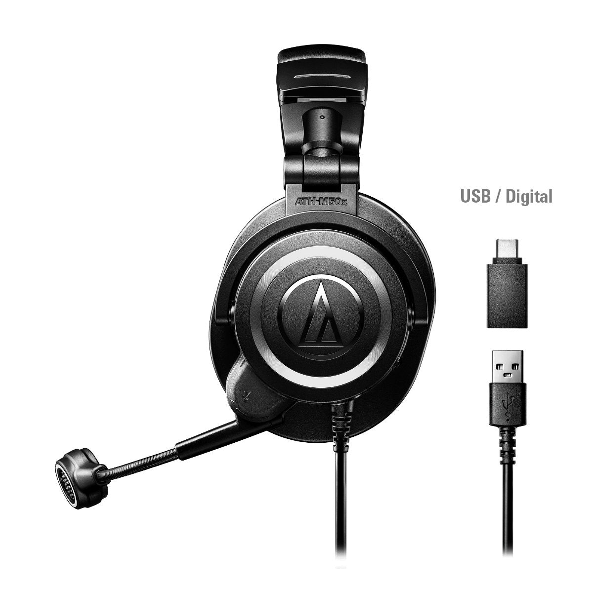 Audio-Technica ATH-M50xSTS StreamSet Streaming Headset (Headphone & Microphone) - XLR-1/4in & USB