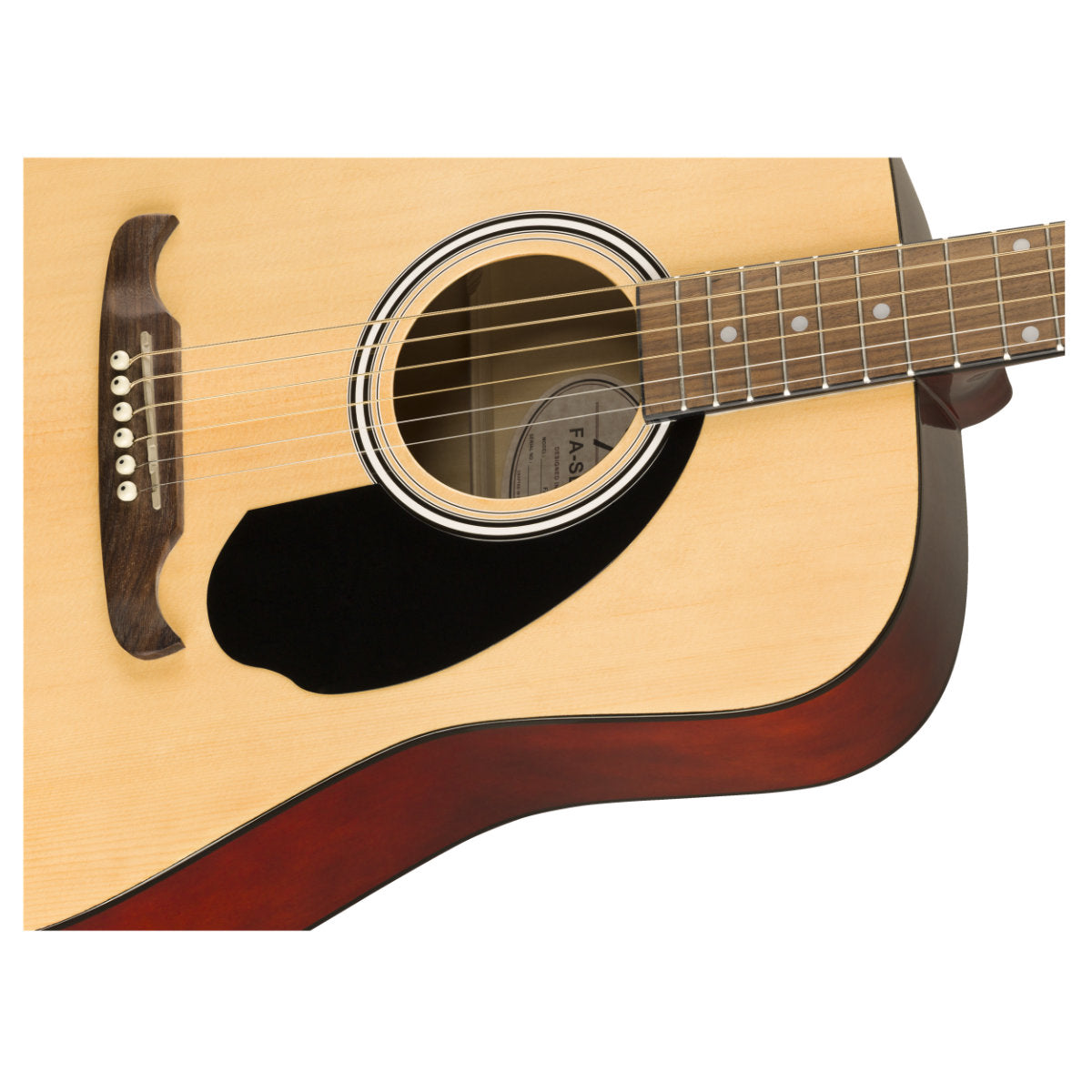 Fender FA-125 Dreadnought Acoustic Guitar - Walnut Fingerboard - Natural