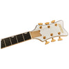 Gretsch Synchromatic Falcon Hollow Body Single-Cut Electric Guitar w/ Bigsby - Ebony Fingerboard - Snowcrest White