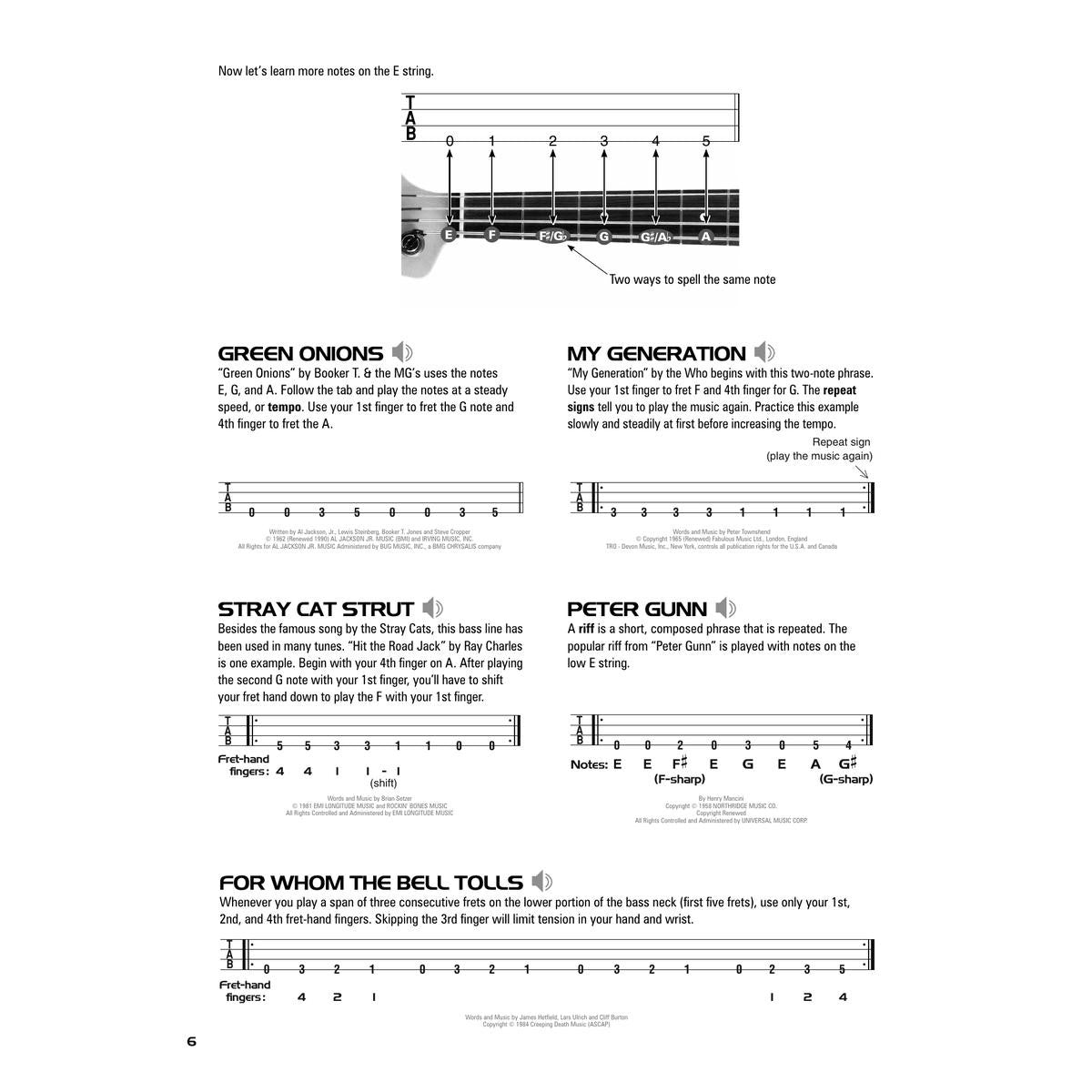 Hal Leonard Bass Tab Method Combo Edition of Books 1 & 2 - Bananas at Large®