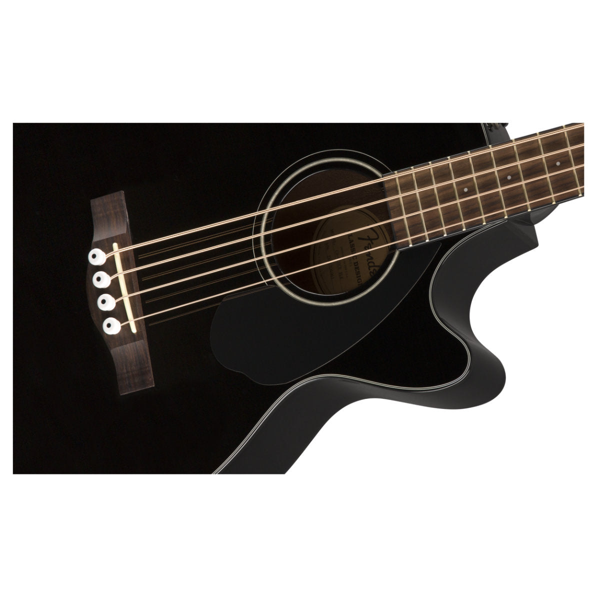 Fender CB-60SCE Acoustic-Electric Bass - Laurel Fingerboard - Black