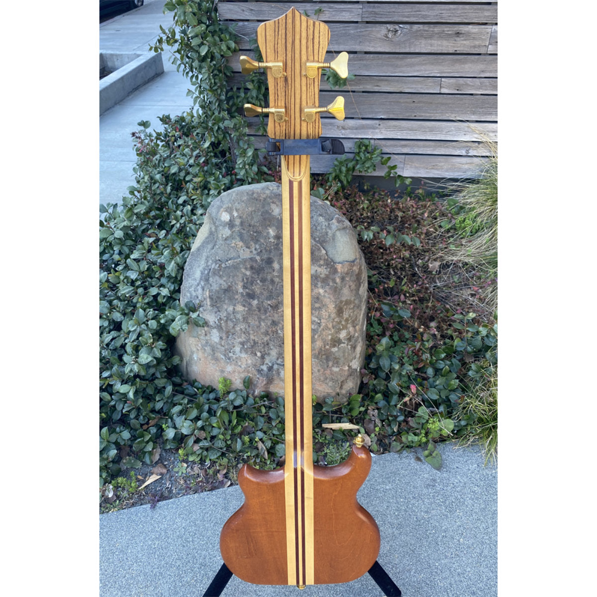 Alembic Zebrawood 4-String Bass w/ Bag (Pre-Owned) - Bananas at Large®