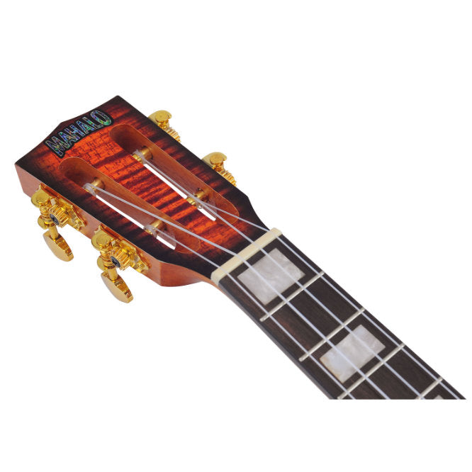 Mahalo MA3EG Artists Elite Series Tenor Ukulele - Electric Guitar Motiff