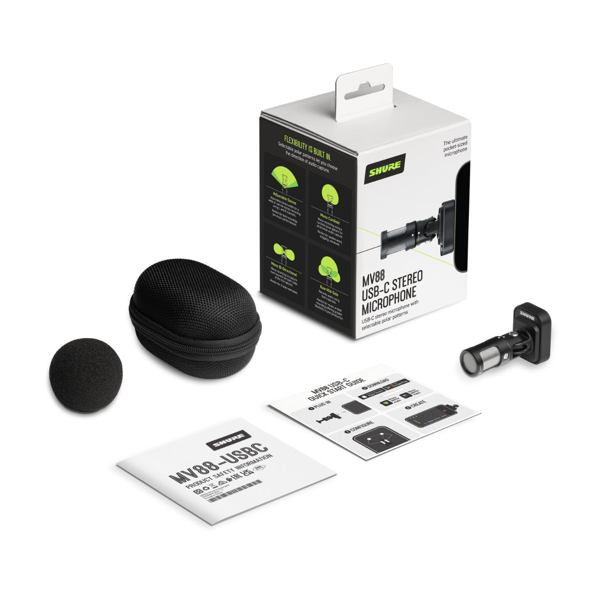 Shure MV88 USB-C Stereo Microphone
