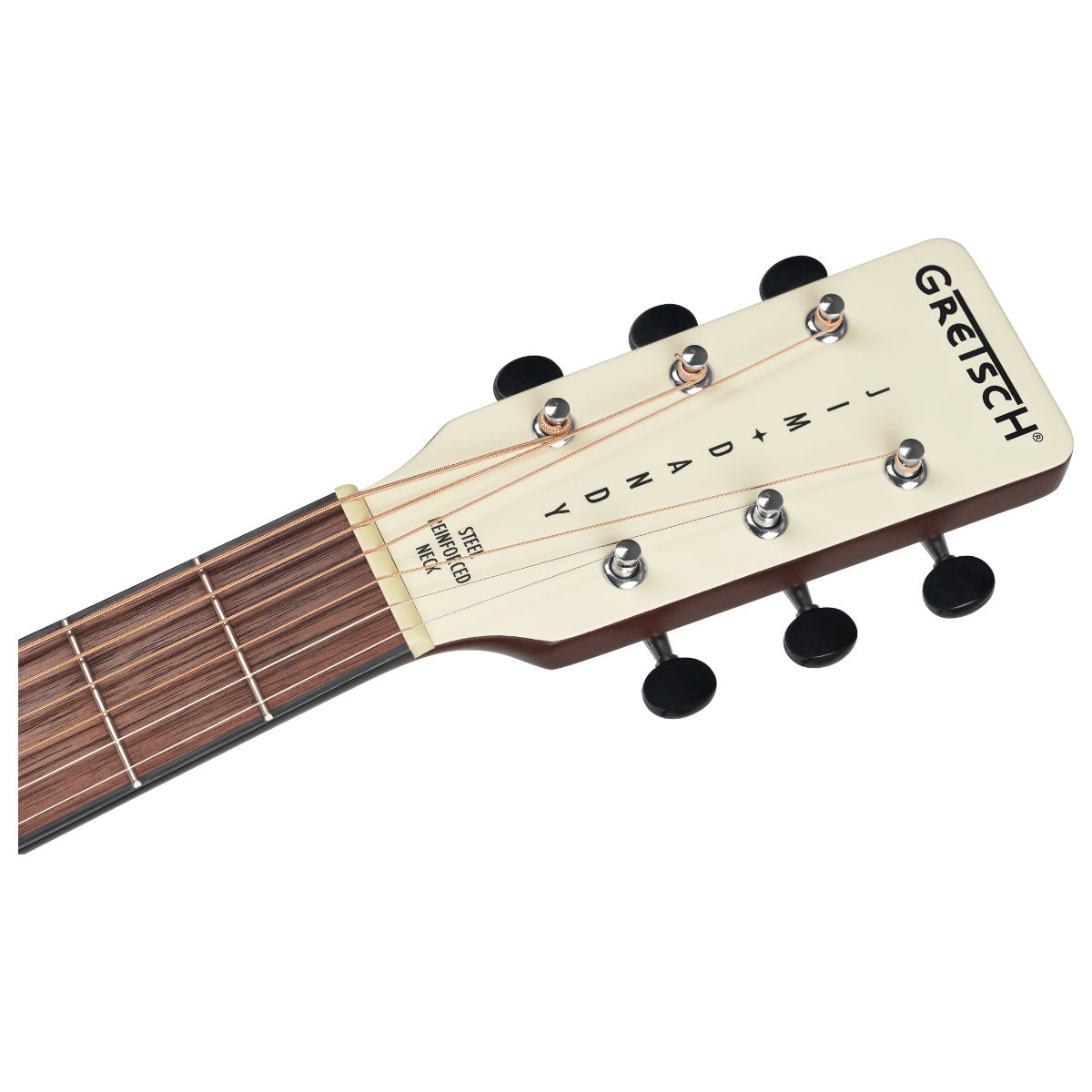 Gretsch Jim Dandy Parlor Limited Edition Acoustic Guitar - Walnut Fingerboard Tortoise Pickguard - Vintage White