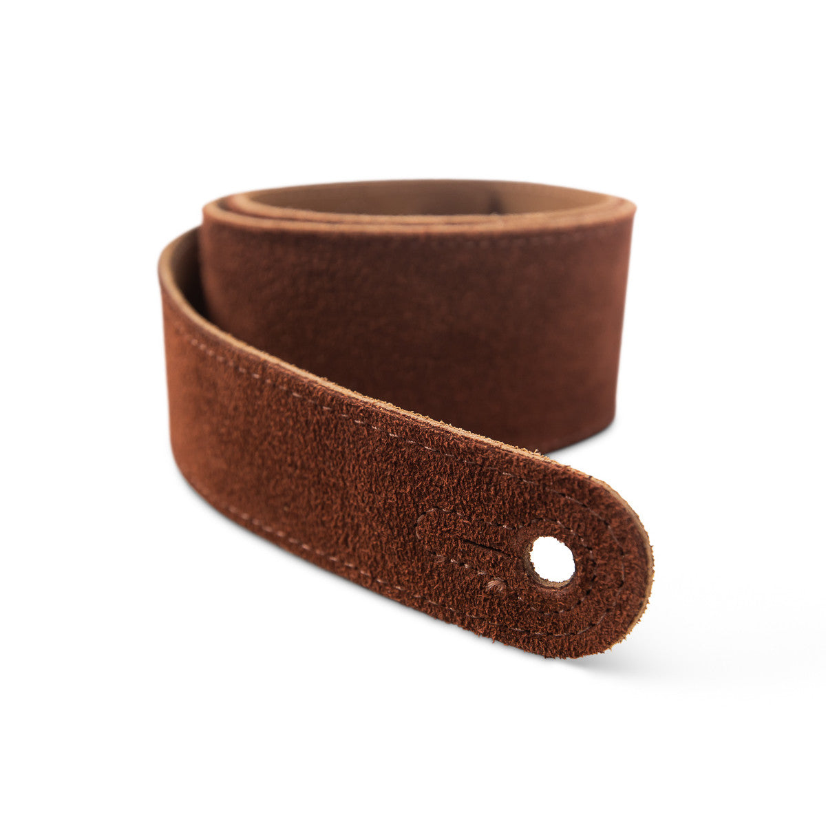 Taylor Embroidered Suede 2.5 in. Guitar Strap - Chocolate Brown - Bananas at Large®