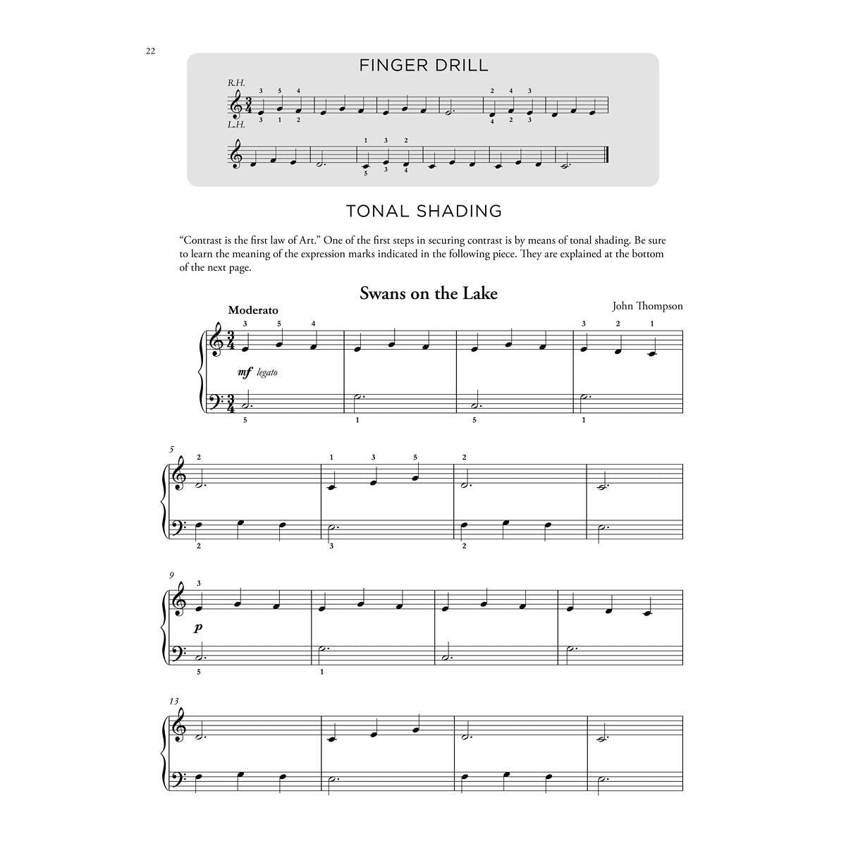 John Thompson's Adult Piano Course - Book 1 Book 1/Elementary Level Softcover by John Thompson Elementary Level