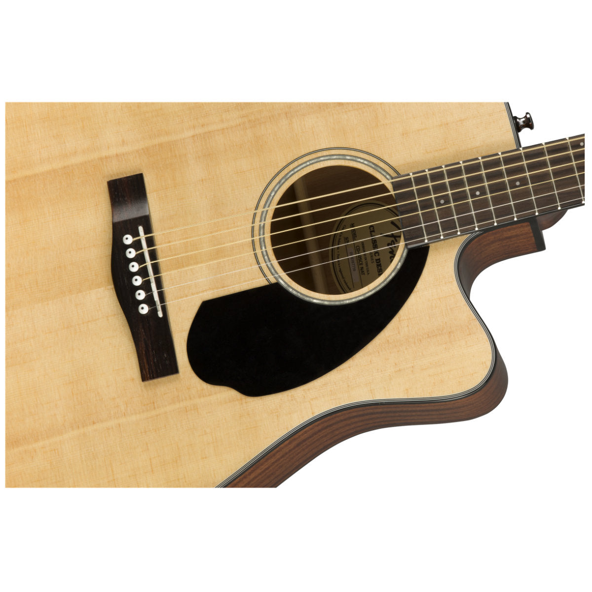 Fender CD-60SCE Solid Top Dreadnought Acoustic-Electric Guitar - Natural