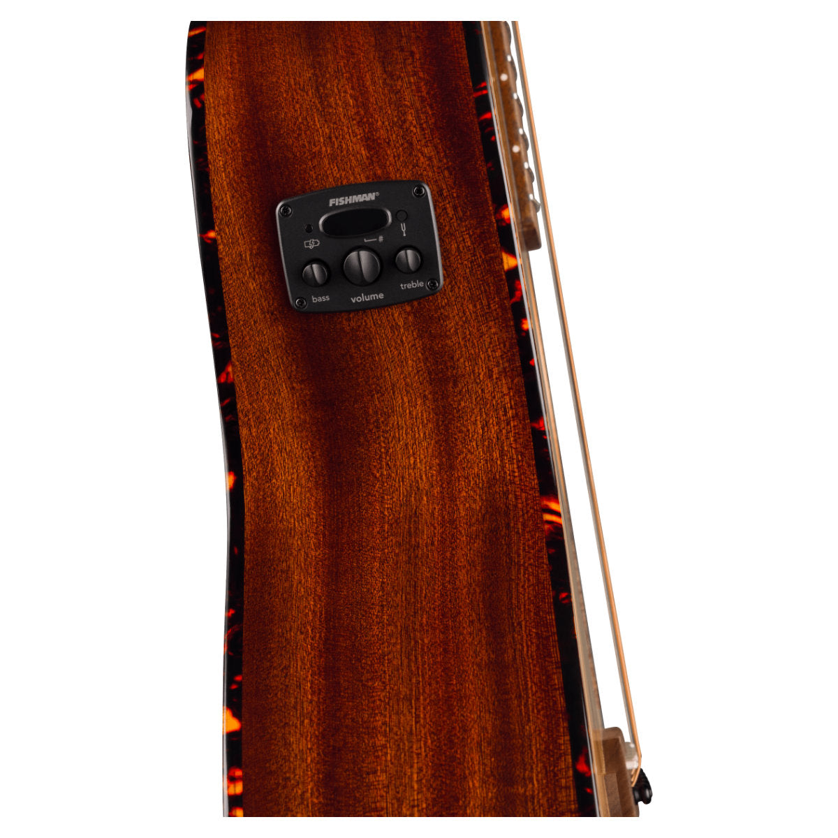Fender California Deluxe Newporter CE Acoustic-Electric Guitar - Tortoiseshell Pickguard - Natural