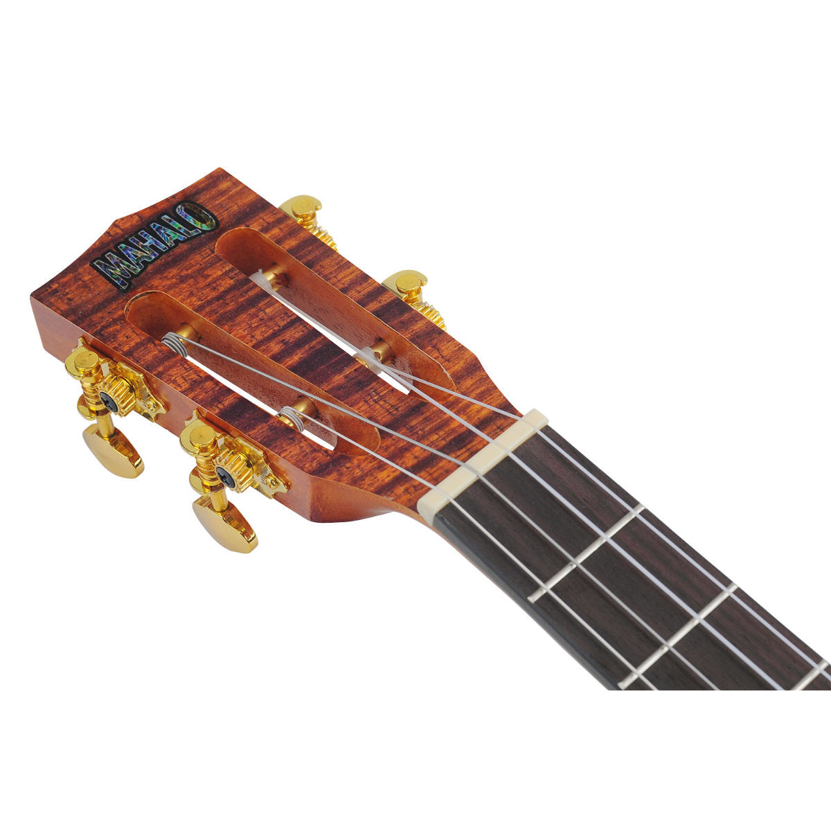 Mahalo MA4KA Artists Elite Series Baritone Ukulele - Koa Photo Flame - Bananas at Large®