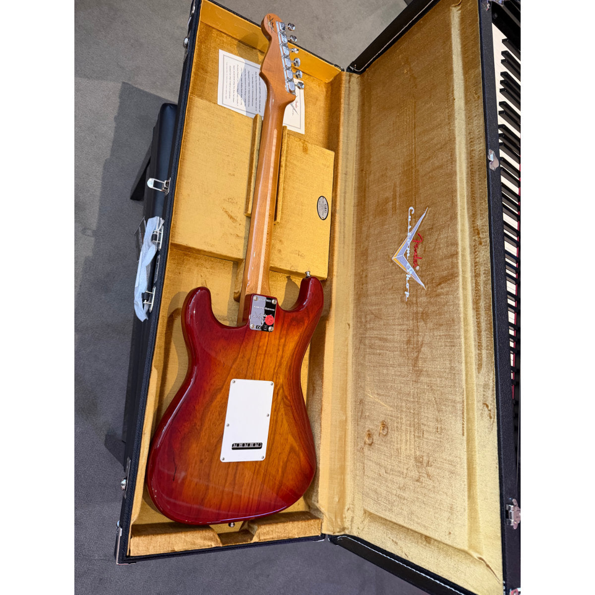 Fender Custom Shop #172 Limited Edition Bananas At Large Exclusive Custom Deluxe Roasted Strat Electric Guitar - NOS w/ Matching Headcap - Aged Cherry Sunburst