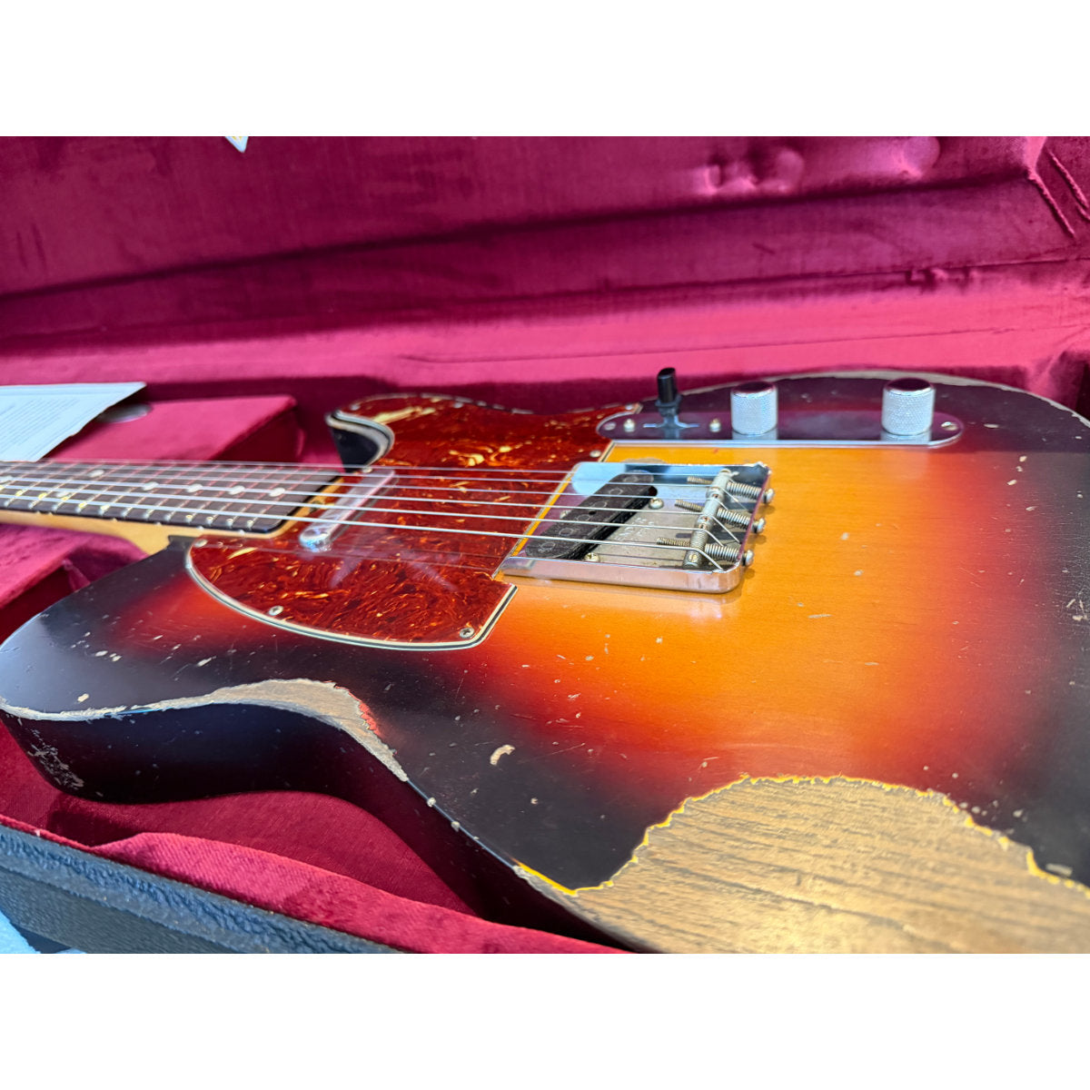 Fender Custom Shop Master Built By Greg Fessler #205 Bananas at Large Exclusive 1963 Telecaster Electric Guitar - Relic Wide Fade 2-Tone Sunburst