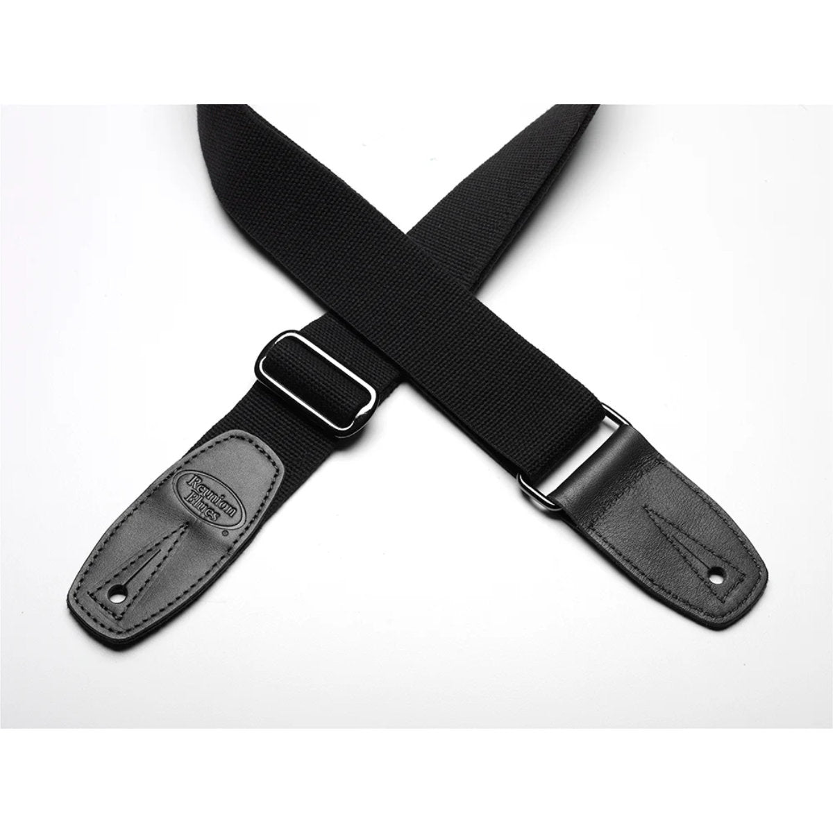 Reunion Blues  Merino Wool Guitar Strap - Black
