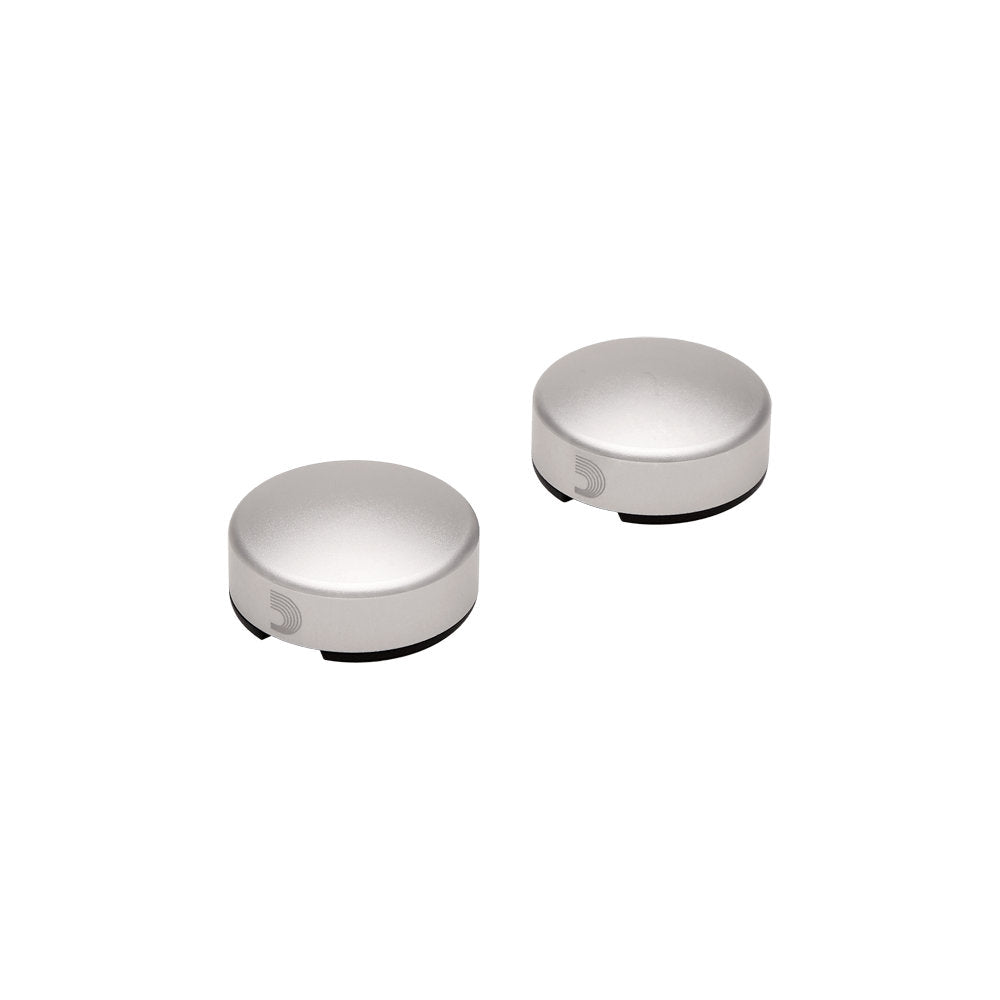 D'Addario XPND Footswitch Toppers - 2-Pack Silver