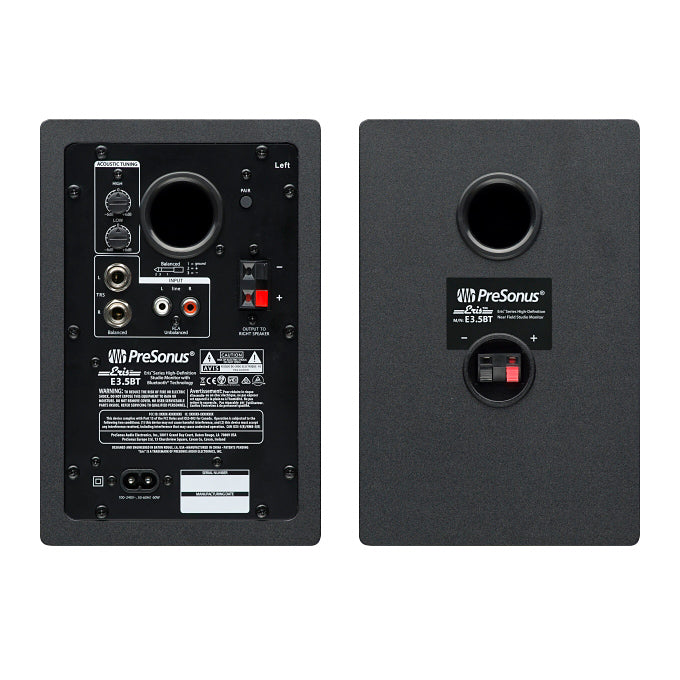 PreSonus Eris E3.5 BT Studio Monitor Speakers (Pair) w/Bluetooth - Black - Bananas at Large®