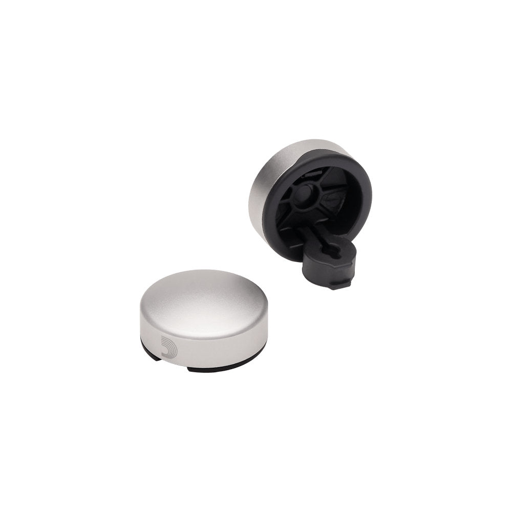 D'Addario XPND Footswitch Toppers - 2-Pack Silver