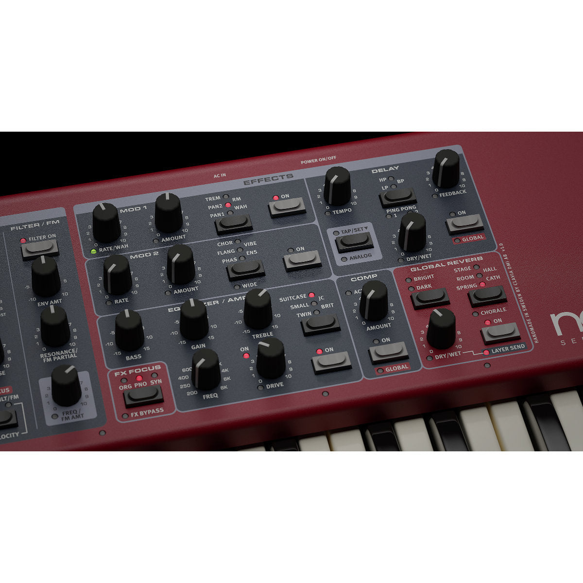 Nord Electro 7 61-Key Semi-Weighted Waterfall Portable Keyboard
