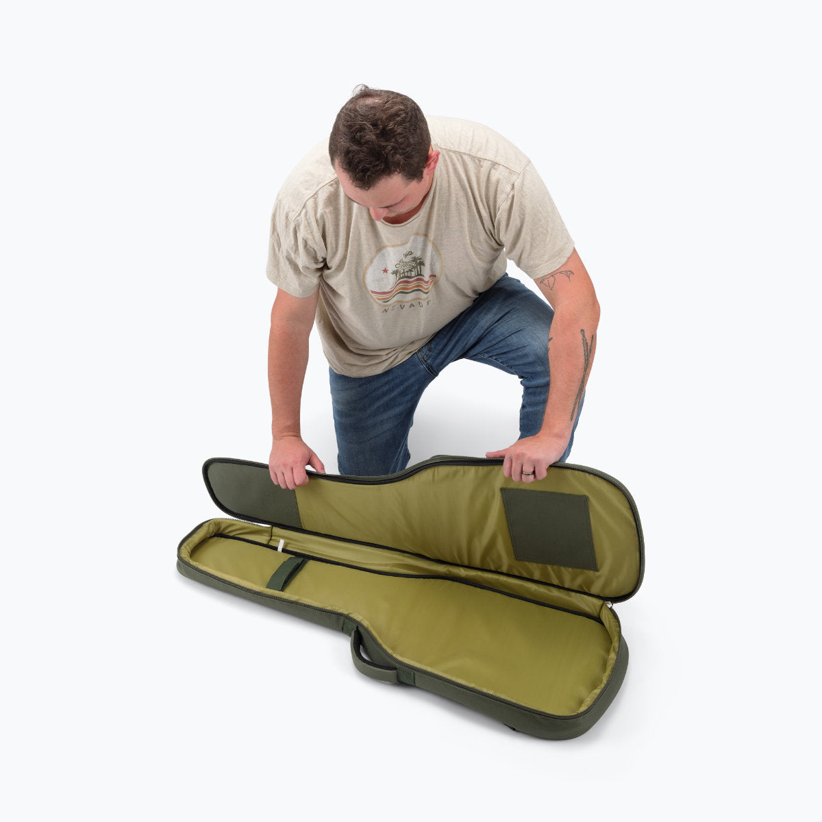 On-Stage Adventure Series Electric Gig Bag - Green