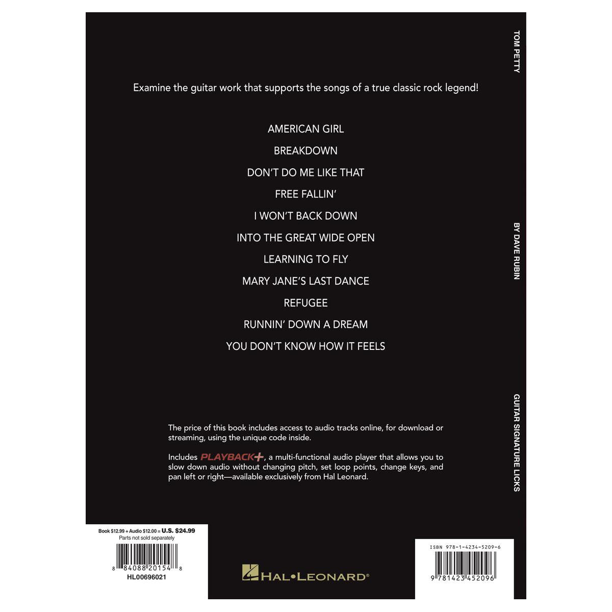 Hal Leonard - Tom Petty Guitar Signature Licks - Signature Licks Softcover Audio Online - TAB - Bananas at Large®