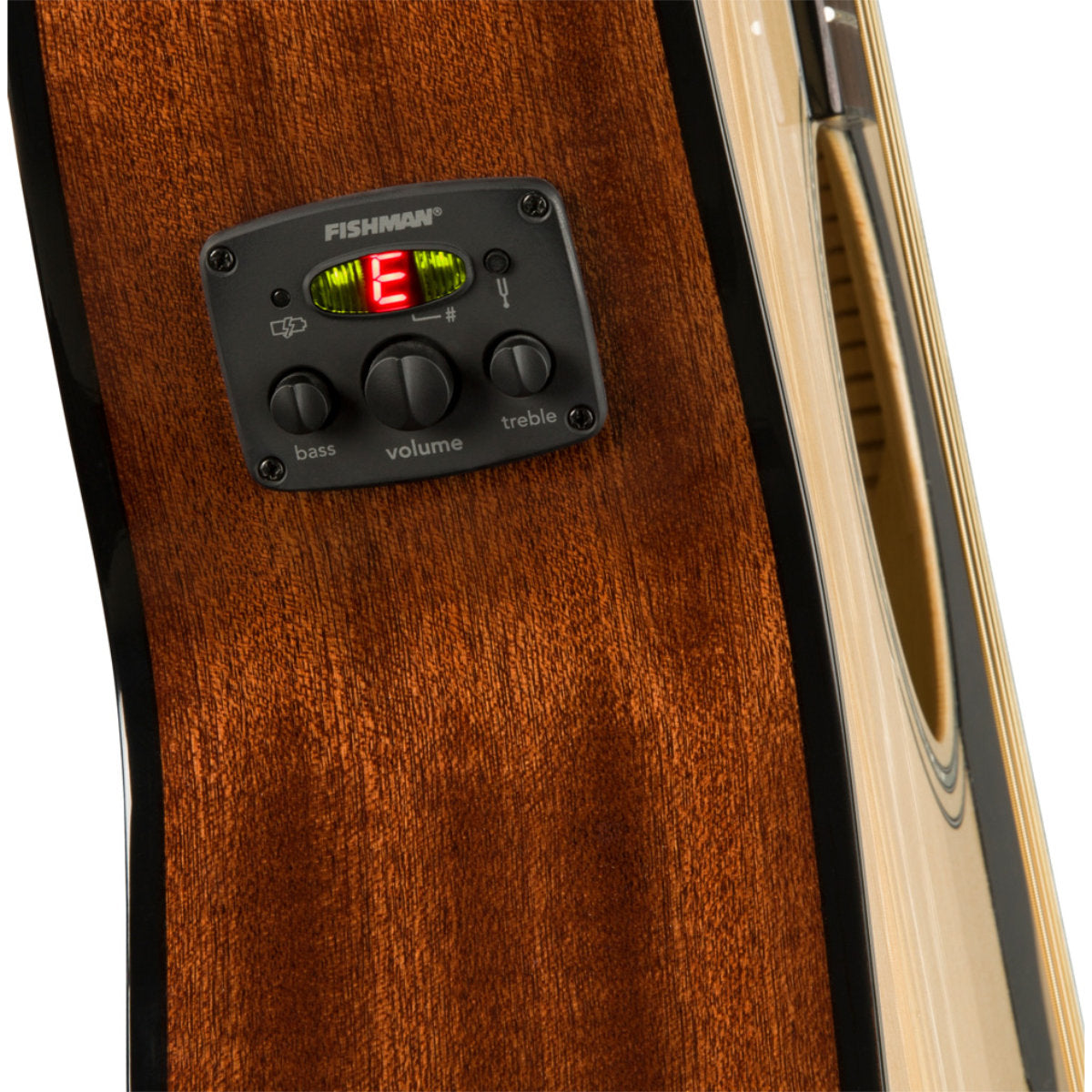 Fender CC-60SCE Solid Top Concert Acoustic-Electric Guitar - Walnut Fingerboard - Natural
