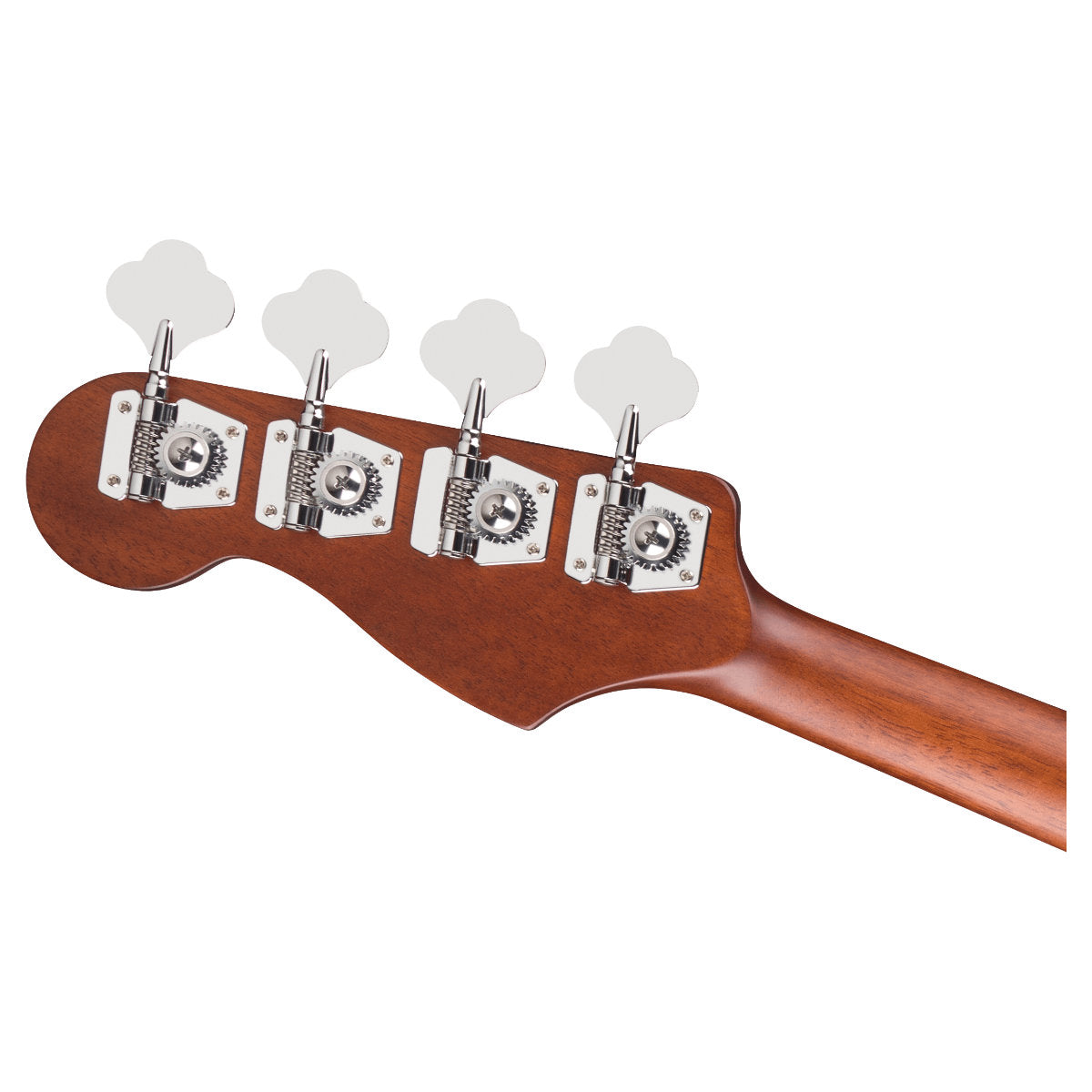 Fender California Deluxe Kingman Bass CE Acoustic-Electric Bass - Ivory Pickguard - Black
