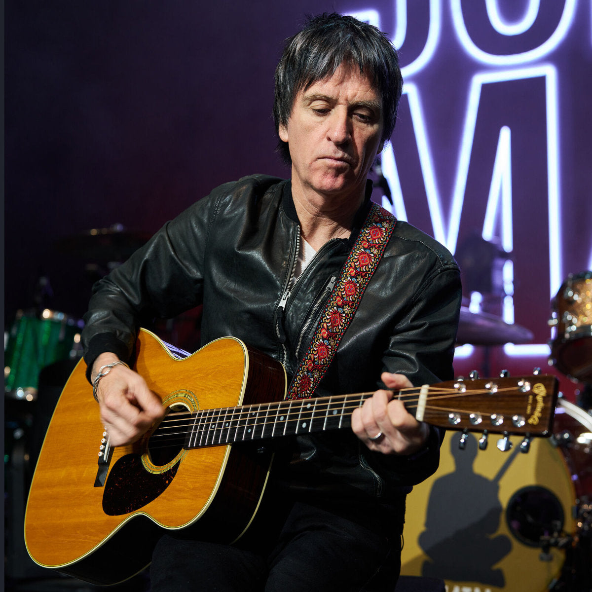 Martin M-7 Johnny Marr Signature Series 7-String Acoustic Guitar w/ Case
