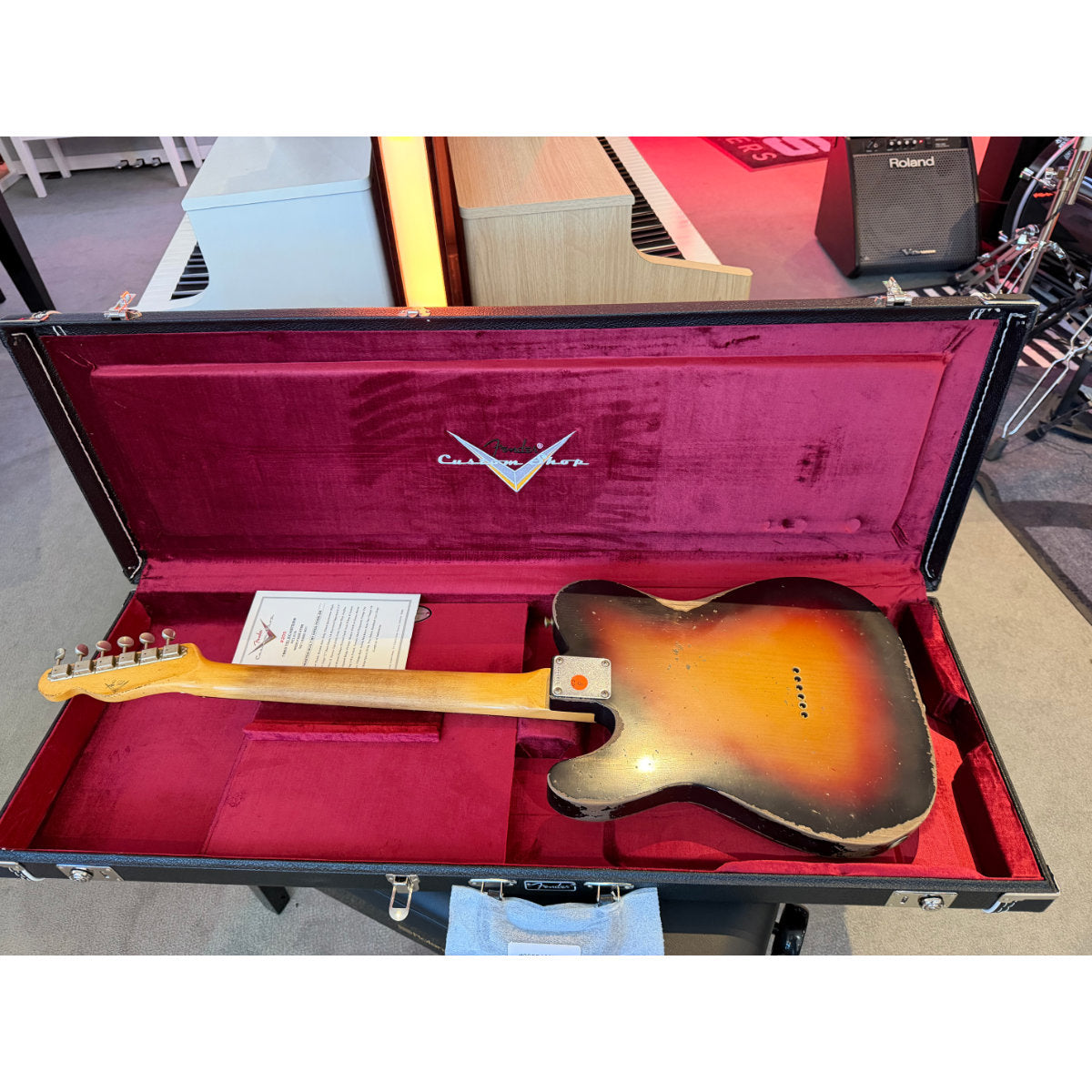 Fender Custom Shop Master Built By Greg Fessler #205 Bananas at Large Exclusive 1963 Telecaster Electric Guitar - Relic Wide Fade 2-Tone Sunburst