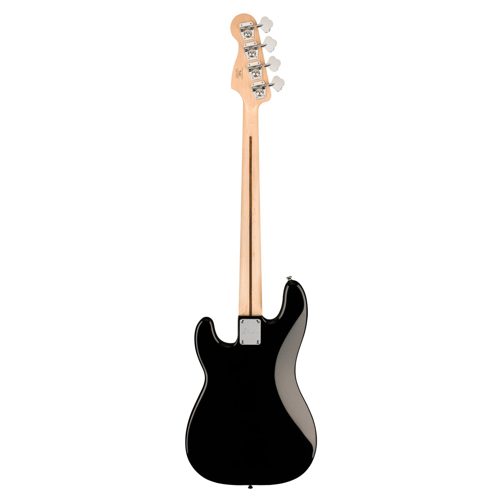 Squier Sonic Precision Electric Bass - Black with Laurel Fingerboard & White Pickguard