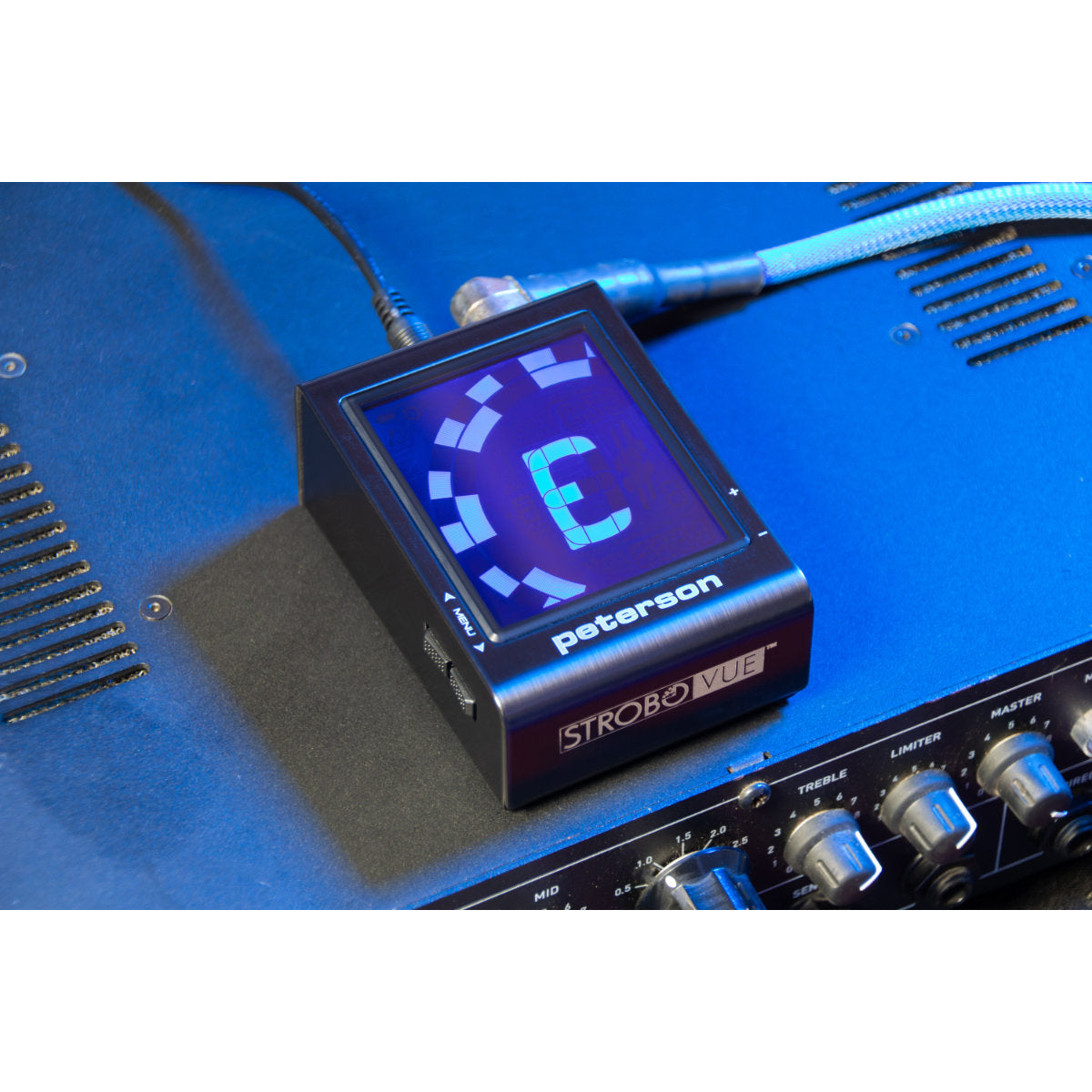 Peterson StroboVUE Always-On PedalBoard Tuning Monitor Pedal w/ Pure Buffer Output