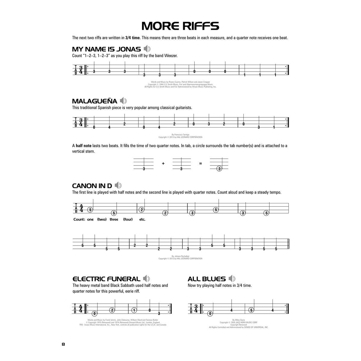 Hal Leonard Bass Tab Method Combo Edition of Books 1 & 2 - Bananas at Large®