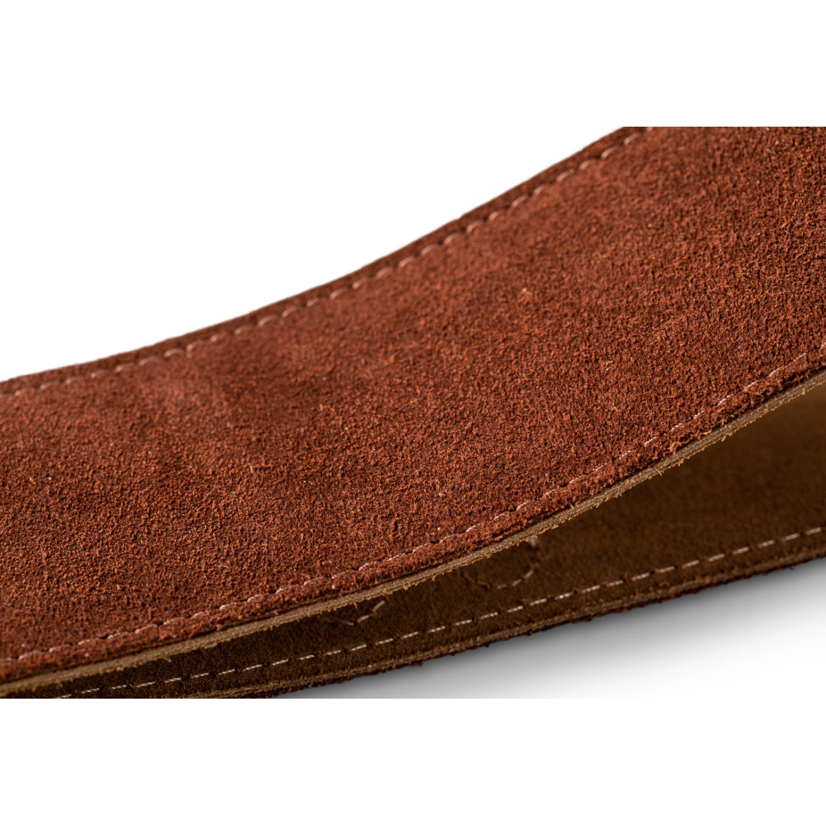 Taylor Embroidered Suede 2.5 in. Guitar Strap - Chocolate Brown - Bananas at Large®
