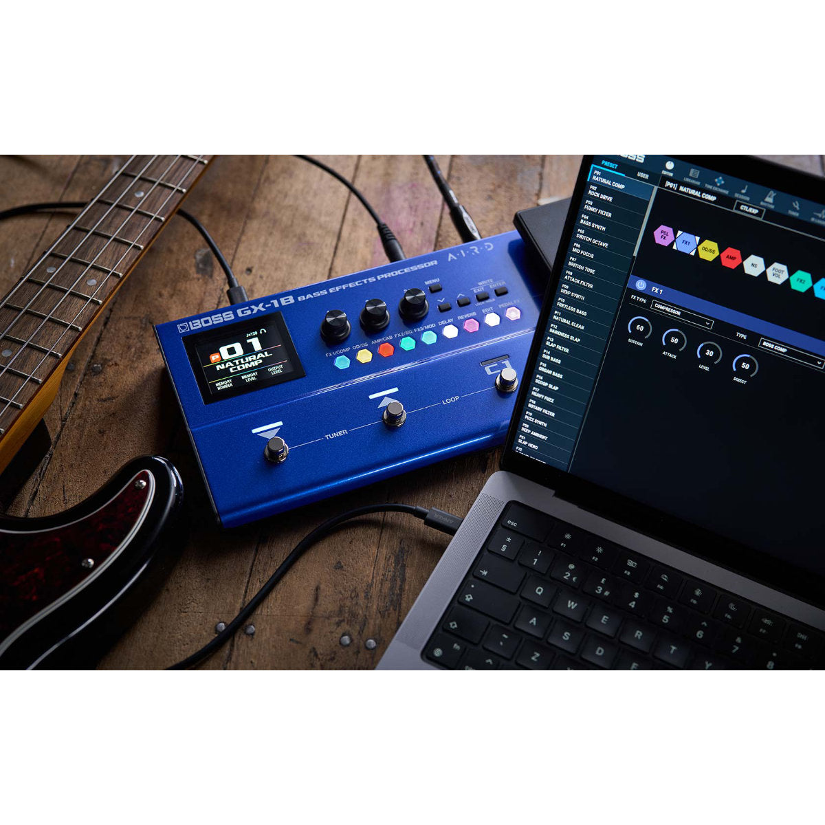 BOSS GX-1B Bass Effects Processor