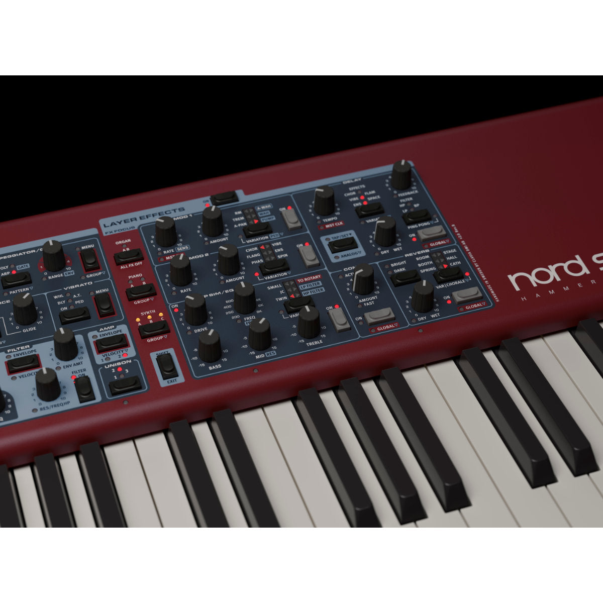 NORD Stage 4 Stage Keyboard - 88-Key Weighted Action - Bananas at Large®