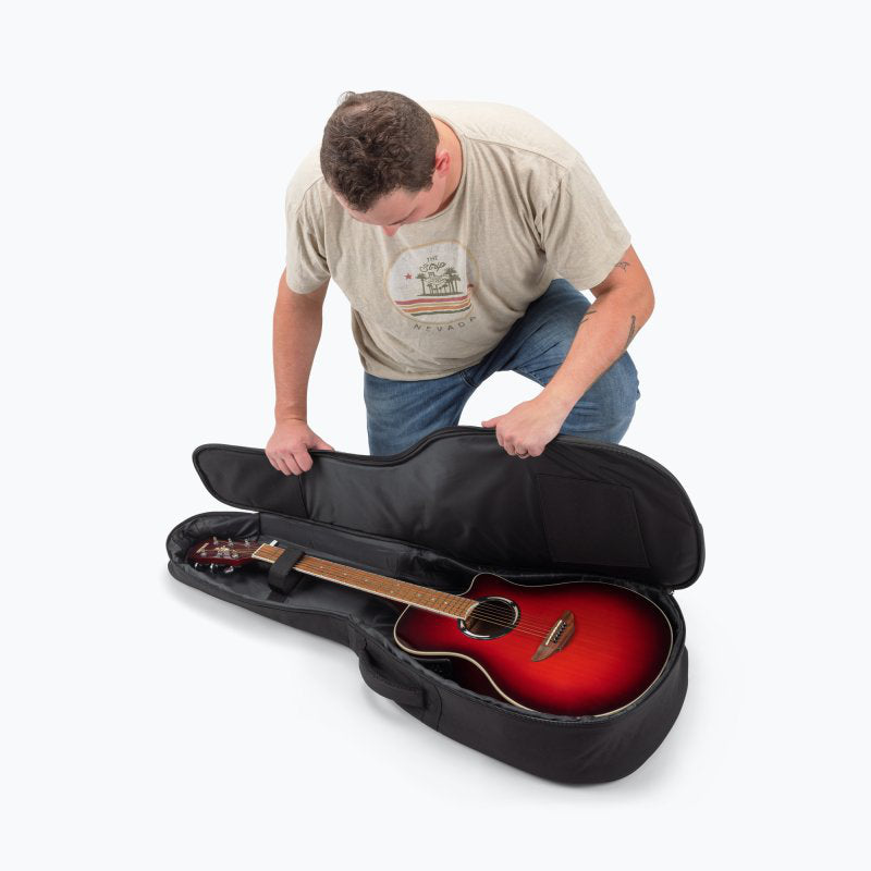 On-Stage Adventure Series Acoustic Guitar Gig Bag - Black