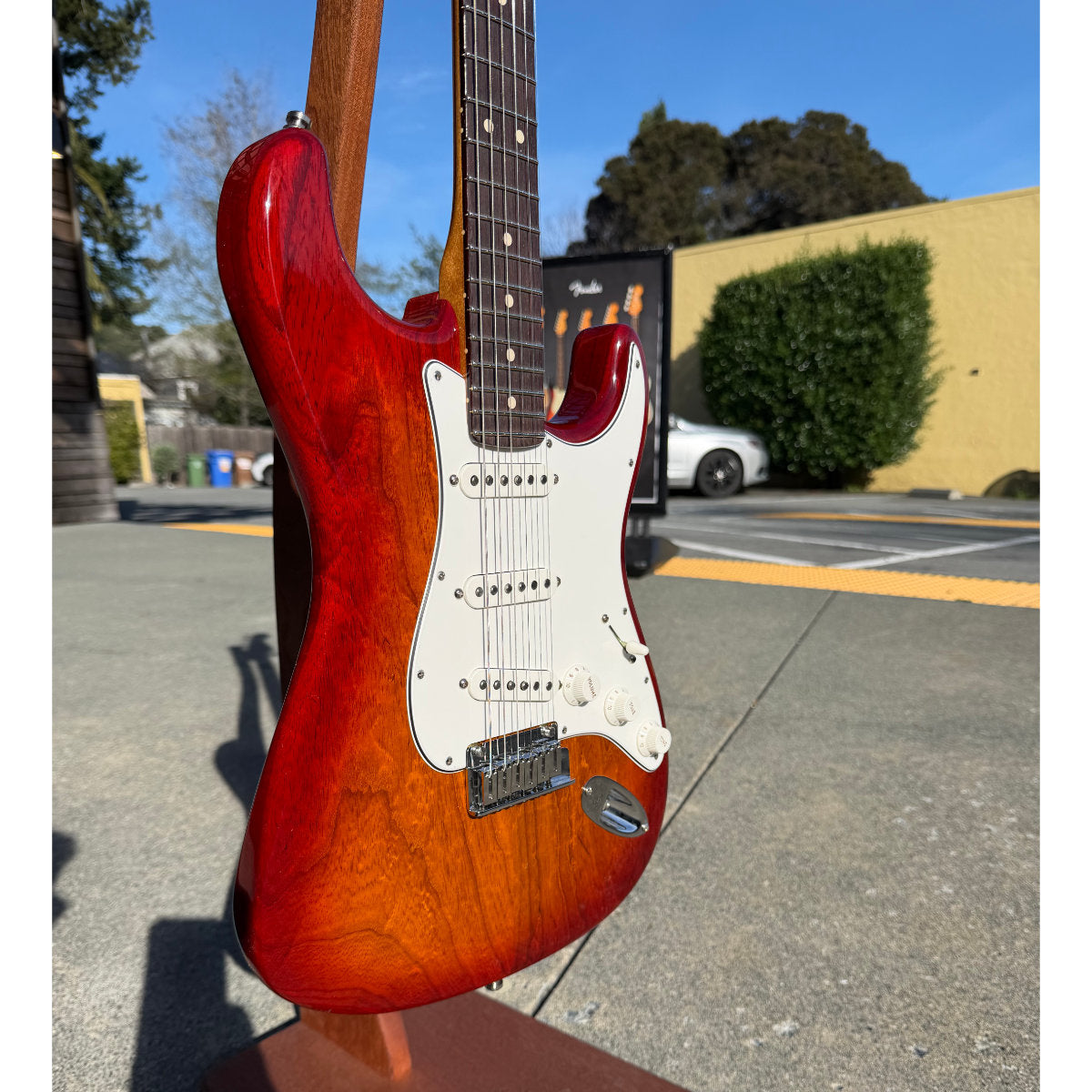 Fender Custom Shop #172 Limited Edition Bananas At Large Exclusive Custom Deluxe Roasted Strat Electric Guitar - NOS w/ Matching Headcap - Aged Cherry Sunburst