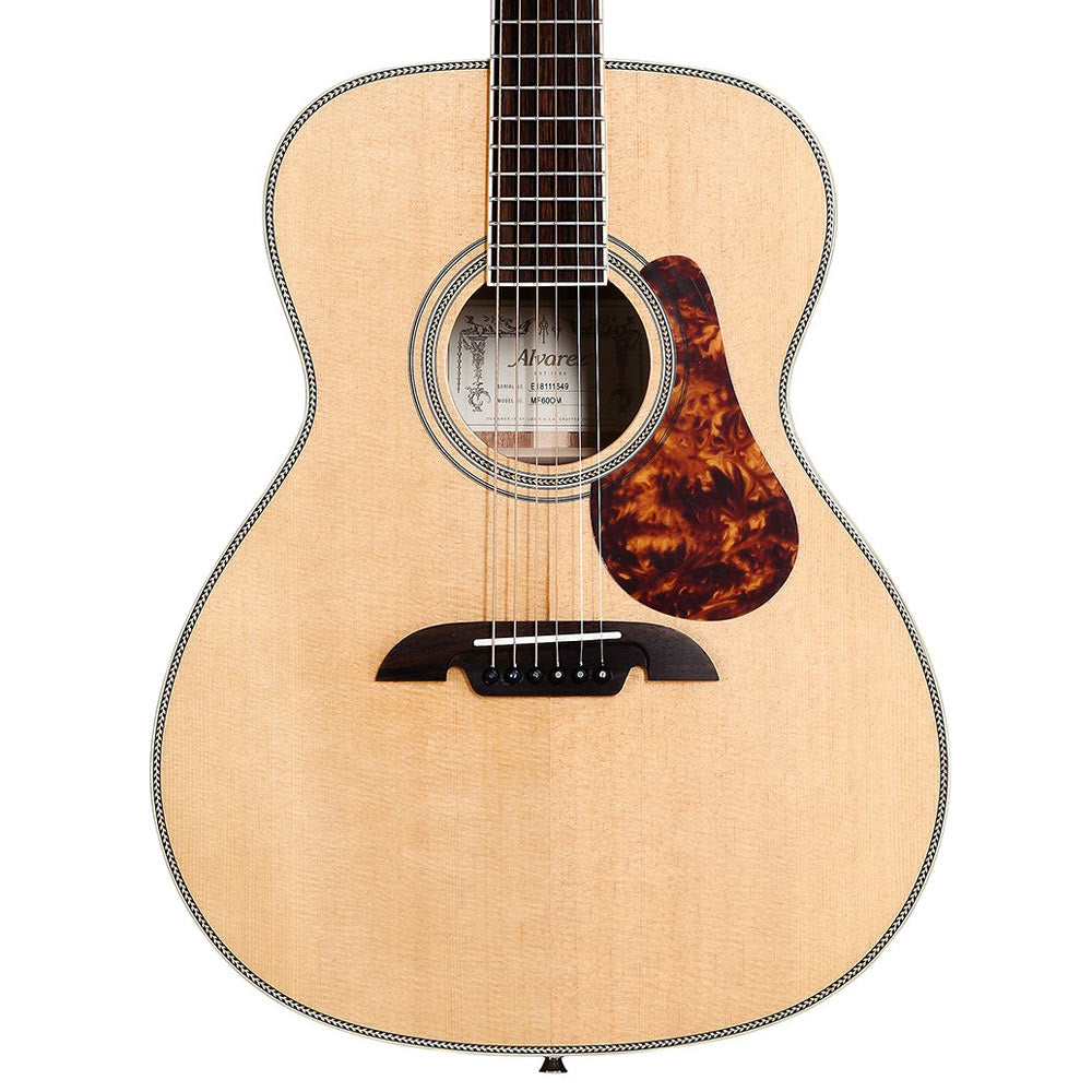Alvarez Masterworks MF60OM Herringbone OM Acoustic Guitar w/ Case