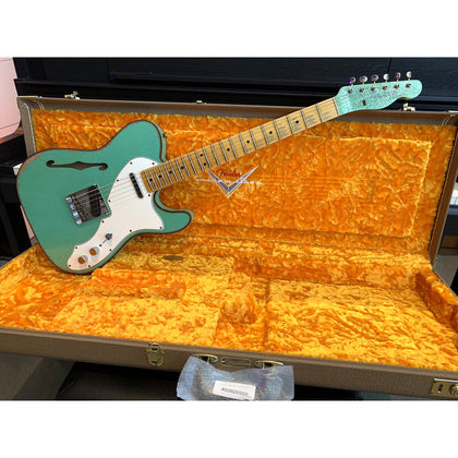 Fender Custom Shop #S20 Limited Edition 60's Custom Telecaster Thinline Relic - Seafoam Green Sparkle w/ Case